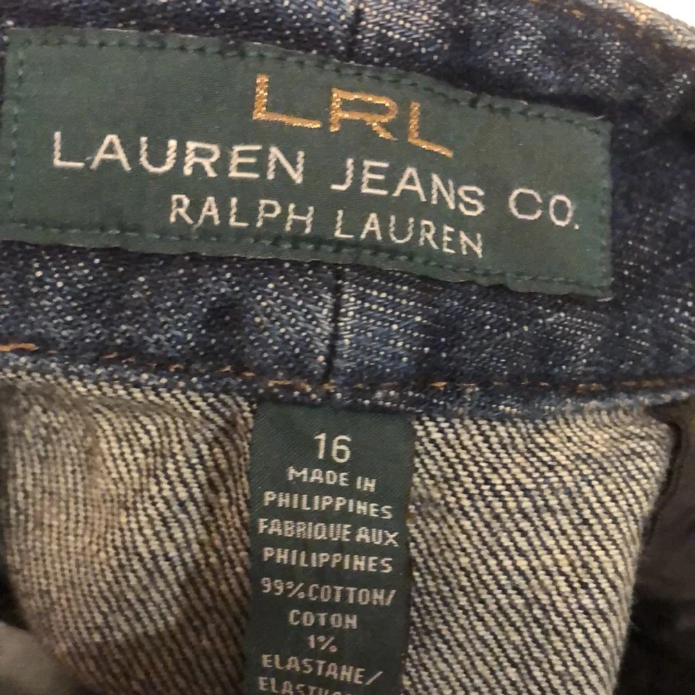 🔵RALPH LAUREN DARK WASH DENIM SKIRT - Picture 3 of 14